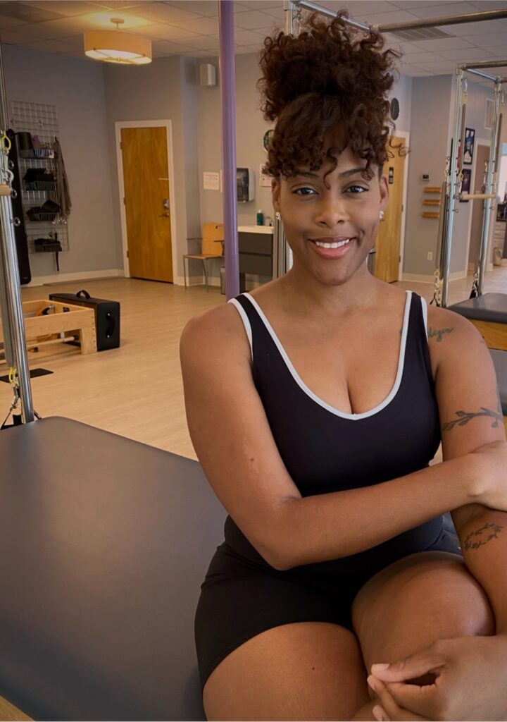 Pilates teacher trainee Jasmyne Pilates teacher trainee Jasmyne